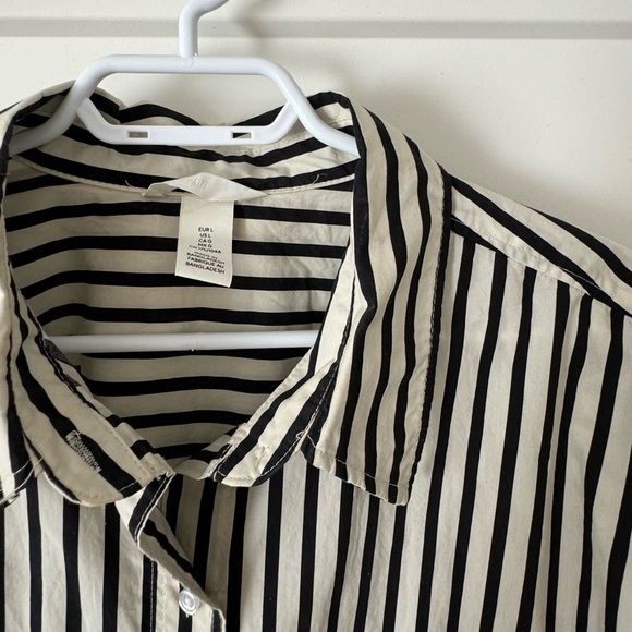 H&M Oversized Striped Oxford - Picture 3 of 5